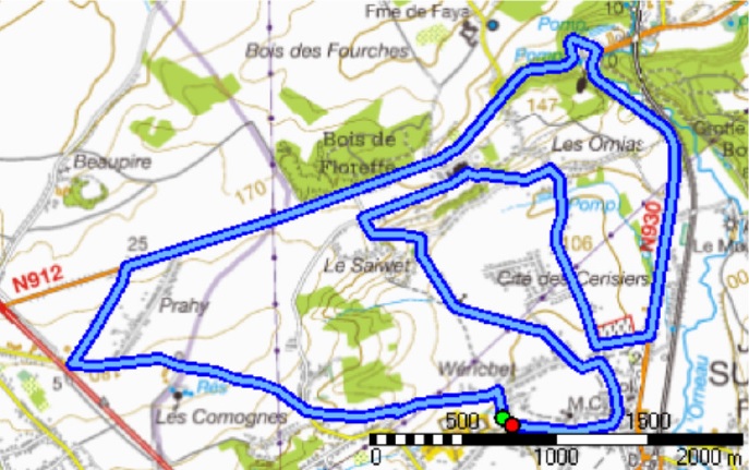 Tour de Namur &eacute;tape 4 carte