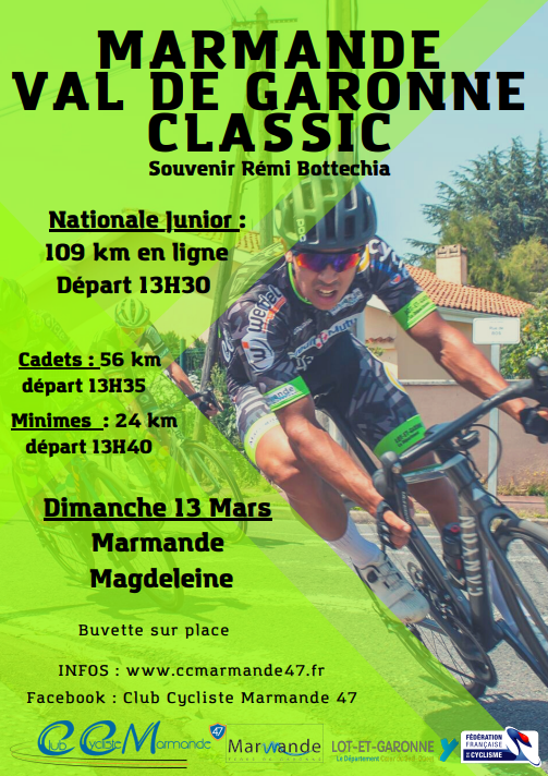 Calendrier Rando Vtt Lot Et Garonne 2023 Marmande Val De Garonne Classic - Épreuves - Directvelo